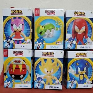 New - Sonic The Hedgehog- Set Of 6 Figures - Jakks Pacific